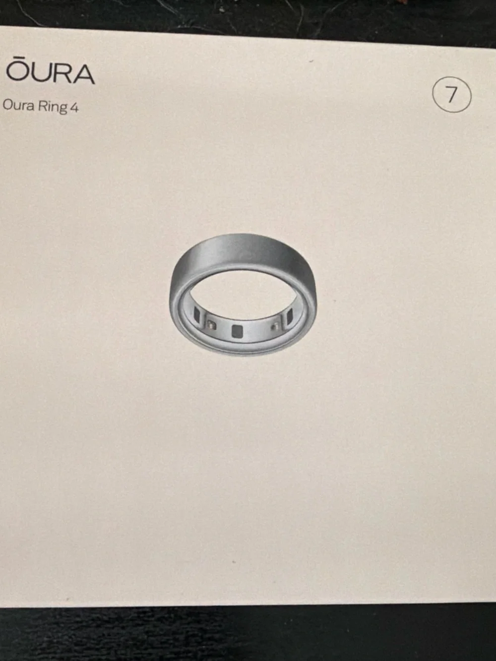 Oura Ring 4 Silver Smart Wellness Ring
